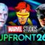 White Vision, Cyclops, Daredevil, Marvel Studios and Disney Upfront logos