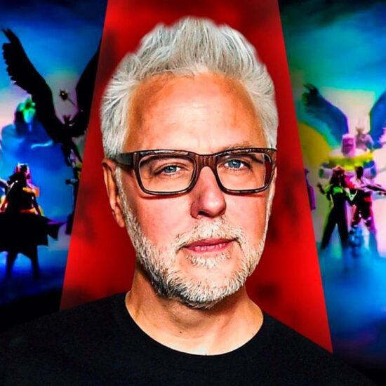 James Gunn, DC supervillains in background