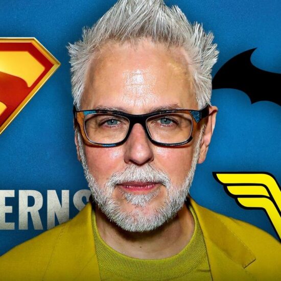 James Gunn, Superman Logo, Lanterns Logo, Batman Logo, Wonder Woman logo.
