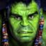 Hulk close-up face in live-action Marvel Studios movie