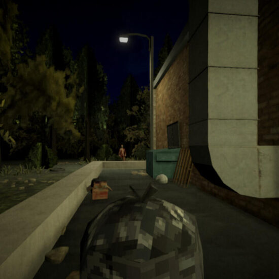 Shift at Midnight features creepy skinwalkers that stalk the gas station.