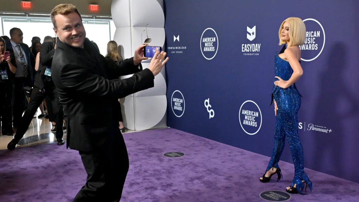 (L-R) Spencer Pratt and Heidi Montag attend the 2025 American Music Awards at Fontainebleau Las Vegas on May 26, 2025 in Las Vegas, Nevada.