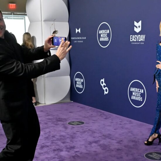 (L-R) Spencer Pratt and Heidi Montag attend the 2025 American Music Awards at Fontainebleau Las Vegas on May 26, 2025 in Las Vegas, Nevada.