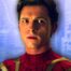Tom Holland as Spider-Man.