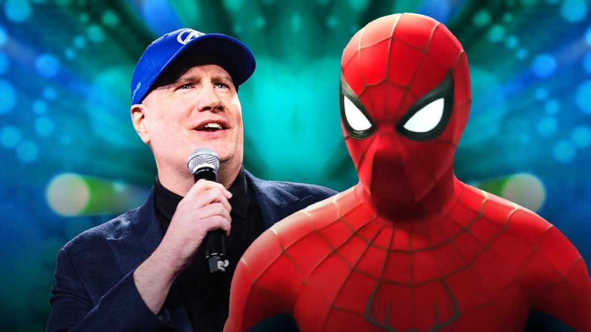 Kevin Feige and Tom Holland's Spider-Man.