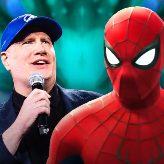 Kevin Feige and Tom Holland's Spider-Man.