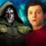 Doctor Doom, Tom Holland as Spider-Man.