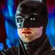 Robert Pattinson as Batman in cowl