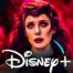 Wanda in WandaVision, Disney Plus logo