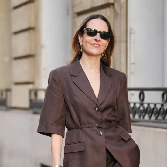A Short Sleeve Blazer Is My Secret to a Chic Office Outfit This Summer