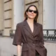 A Short Sleeve Blazer Is My Secret to a Chic Office Outfit This Summer