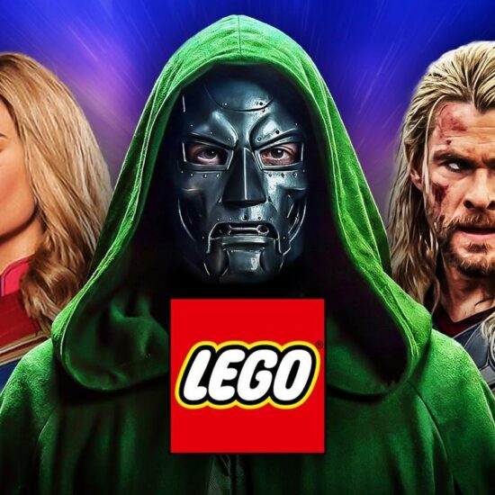 Captain Marvel, Doctor Doom, Thor, Lego.