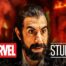 Sasha Baron Cohen as Mephisto; Marvel Studios logo.
