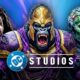 Gorilla Grodd, Lobo, and Brainiac behind the DC Studios logo.