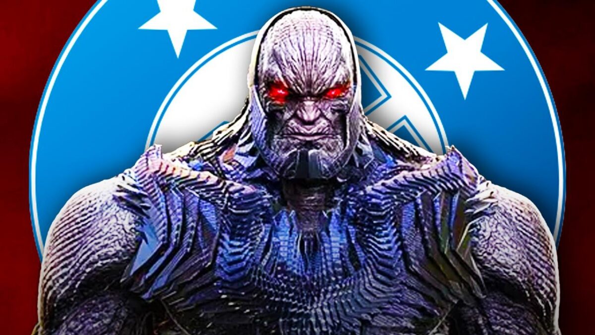 Darkseid comic, DC Studios Logo.