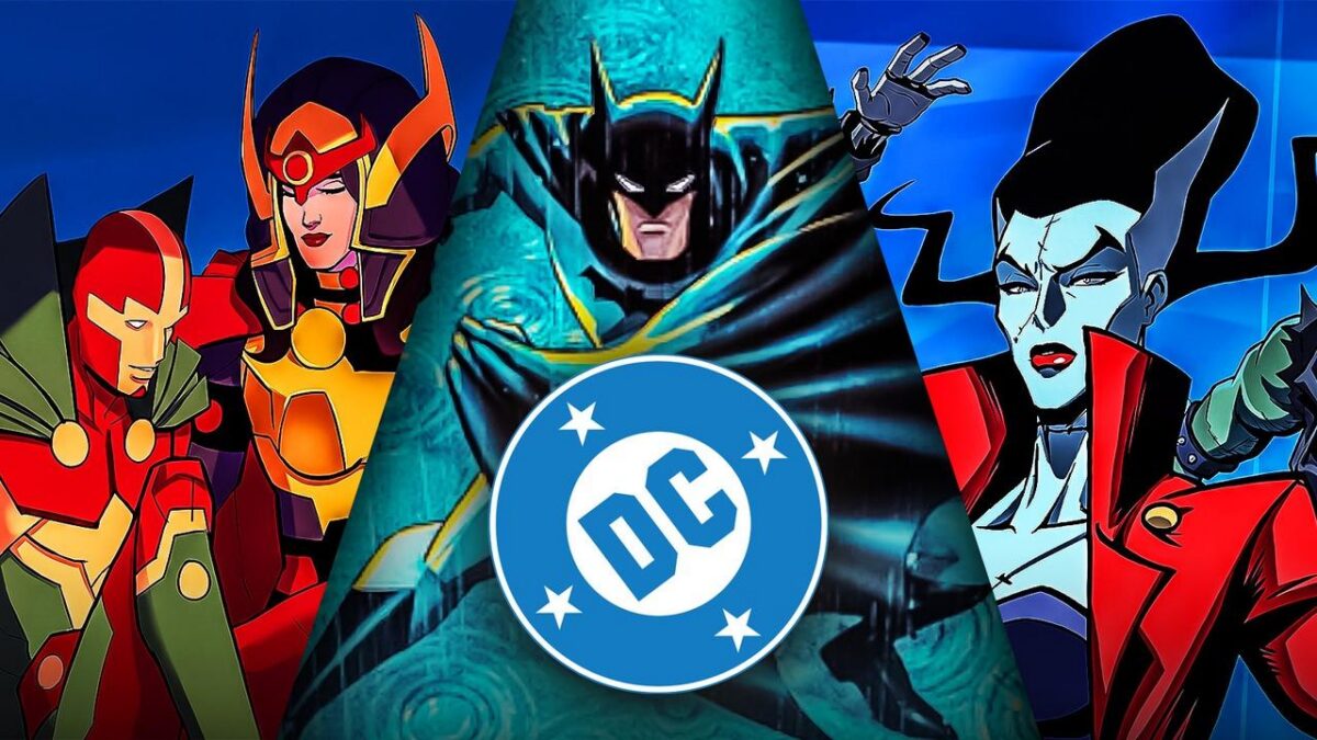 Mister Miracle, Batman, Creature Commandos, DC Logo.