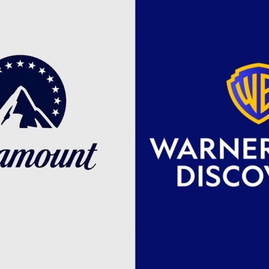 Paramount and Warner Bros. Discovery logos
