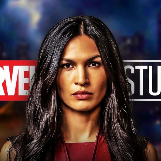 Elodie Yung's Elektra, Marvel Studios logo.