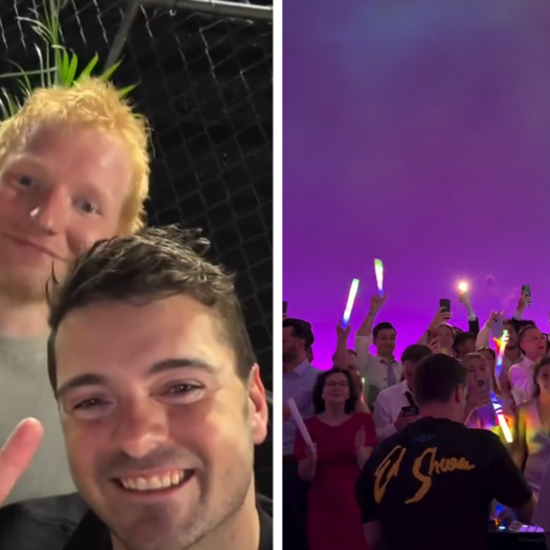 Ed Sheeran Pulls Off Surprise Wedding Crash With DJ Martin Garrix