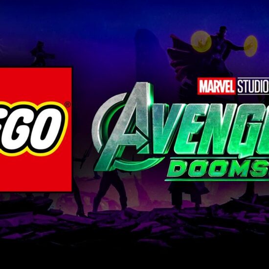 Avengers Doomsday and LEGO logos