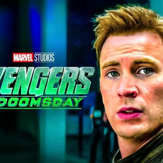 Avengers Doomsday logo, Chris Evans as Steve Rogers