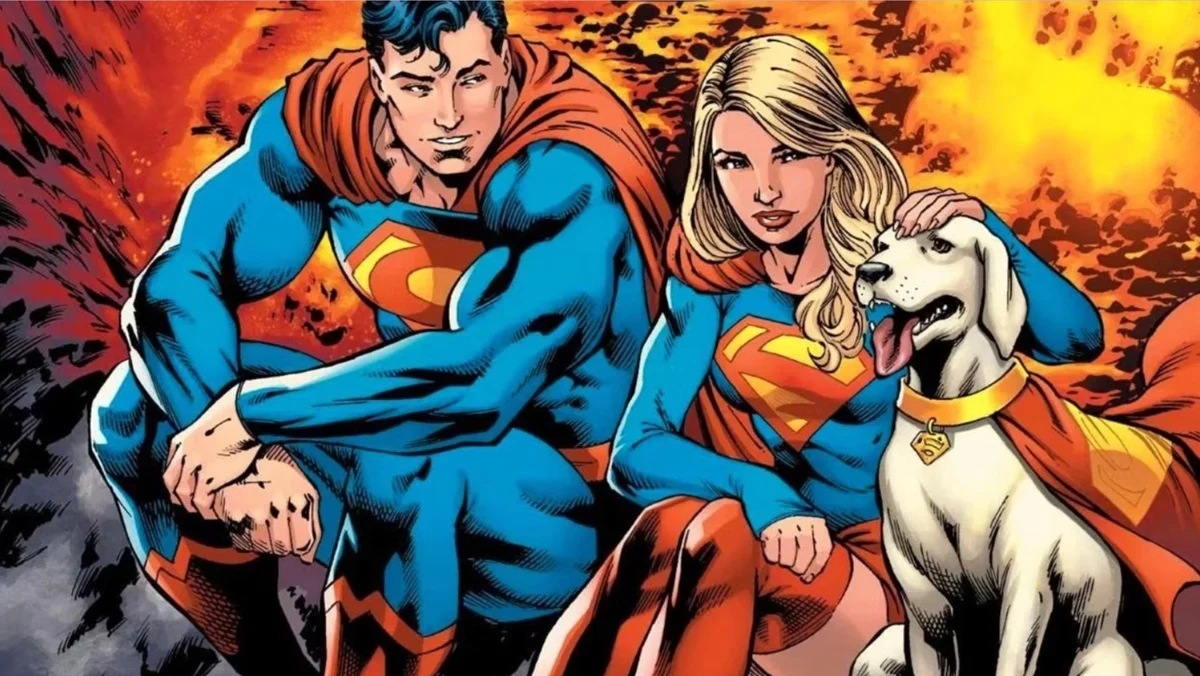 Supergirl succumbs to green sun energy.
