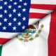 USA and Mexico flags