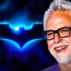 Batman symbol, James Gunn face