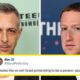 Jeremy Strong, Mark Zuckerberg Reactions
