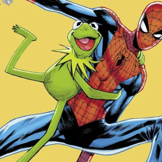 Kermy Meets Spidey in MUPPETS TAKE ON THE MARVEL UNIVERSE