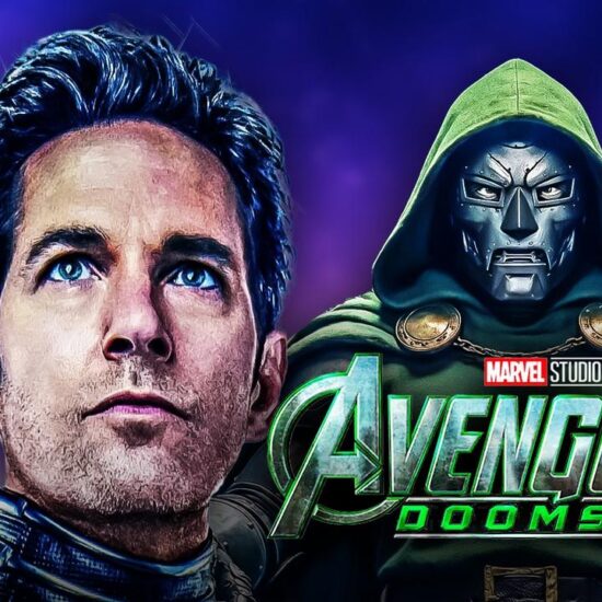 Paul Rudd as Ant-Man, Doctor Doom; Avengers: Doomsday logo.