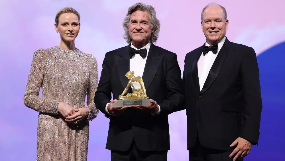 Kurt Russell Receives Crystal Nymph at Monte-Carlo Television Festival