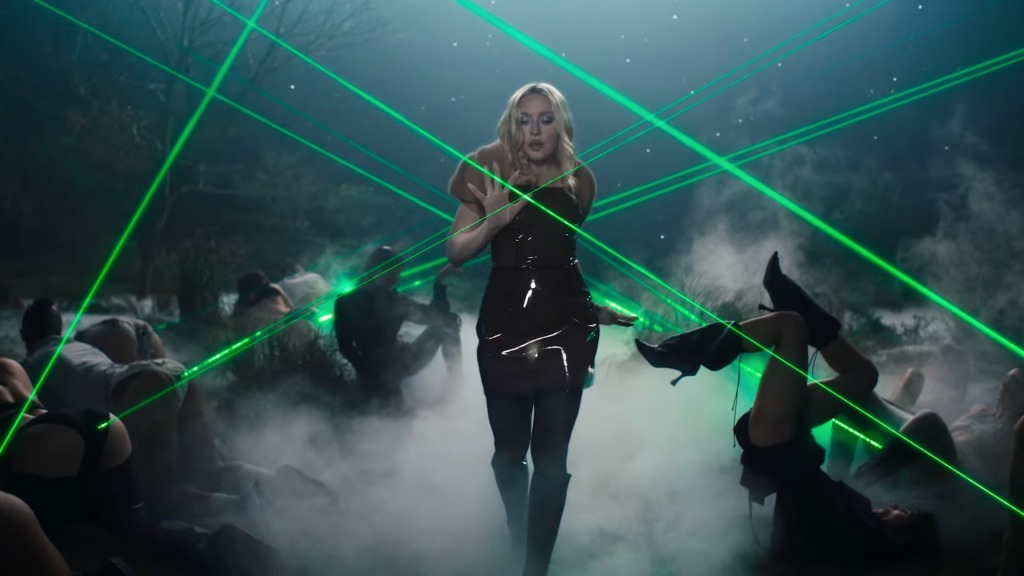 Lasers shoot from butts, crotches in Madonna