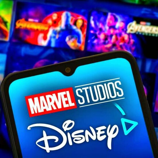 Disney plus screens with Marvel Studios and MCU content
