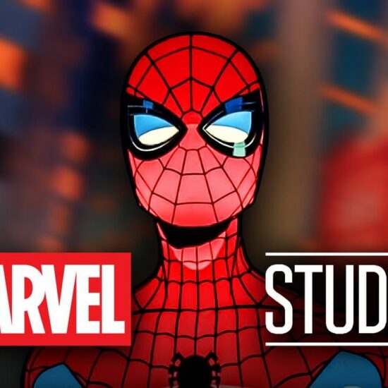 Animated Spider-Man with Marvel Studios logo.