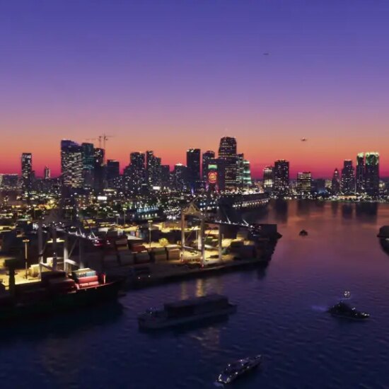 New GTA 6 Screenshot Shows Off A Beautiful, Bustling Nighttime Scene By The Water