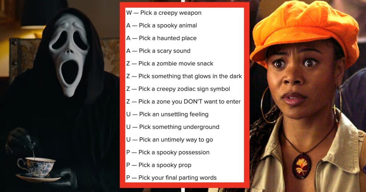 Pick Something Spooky For Every Letter In "WAAAAZZZZUUUPP" And We'll Tell You Which "Scary Movie" Character You Are
