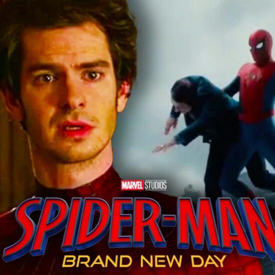 Andrew Garfield Spider-Man, Spider-Man saving Woman in Brand New Day.