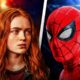 Sadie Sink's Jean Grey alongside Spider-Man.