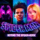 Spider-Verse 3 characters Prowler, Miles Morales, Gwen Stacy, Spider-Man 2099