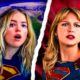 Milly Alcock as Supergirl in movie, Melissa Benoist as Supergirl in CW show