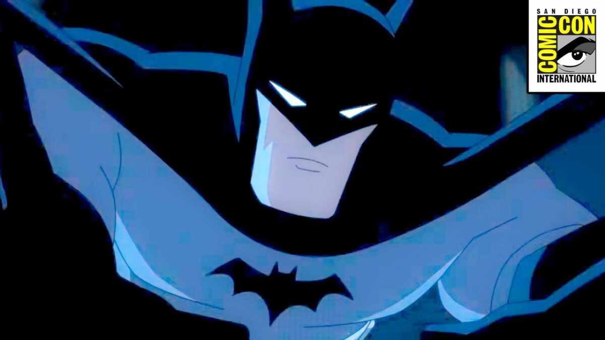 Batman jumping at camera.