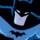 Batman jumping at camera.