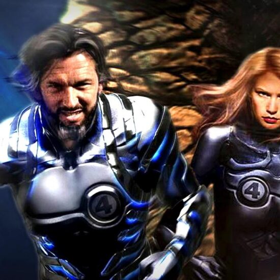 Reed Richards and Sue Storm in Cancelled Fantastic Four movie