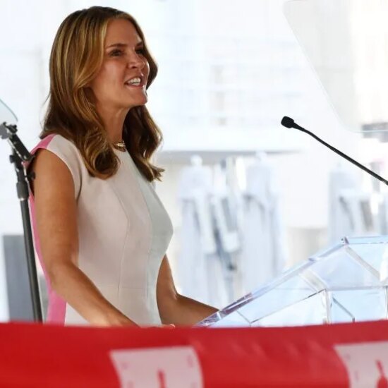 LOS ANGELES, CALIFORNIA - SEPTEMBER 30: California Film Commission Executive Director, Colleen Bell speaks during the Official Ribbon Cutting Of The Opening Of The Academy Museum Of Motion Pictures at Academy Museum of Motion Pictures on September 30, 2021 in Los Angeles, California. (Photo by JC Olivera/Getty Images)