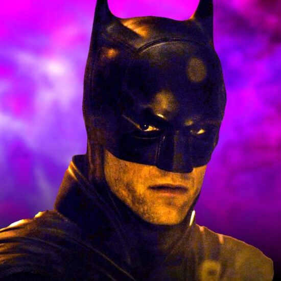 Robert Pattinson as Batman.