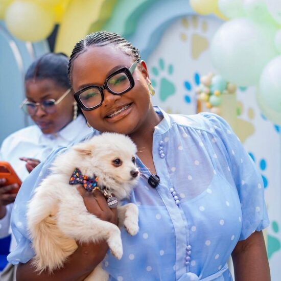 Grace Mondlana hosts a lavish birthday party for her dog Kai