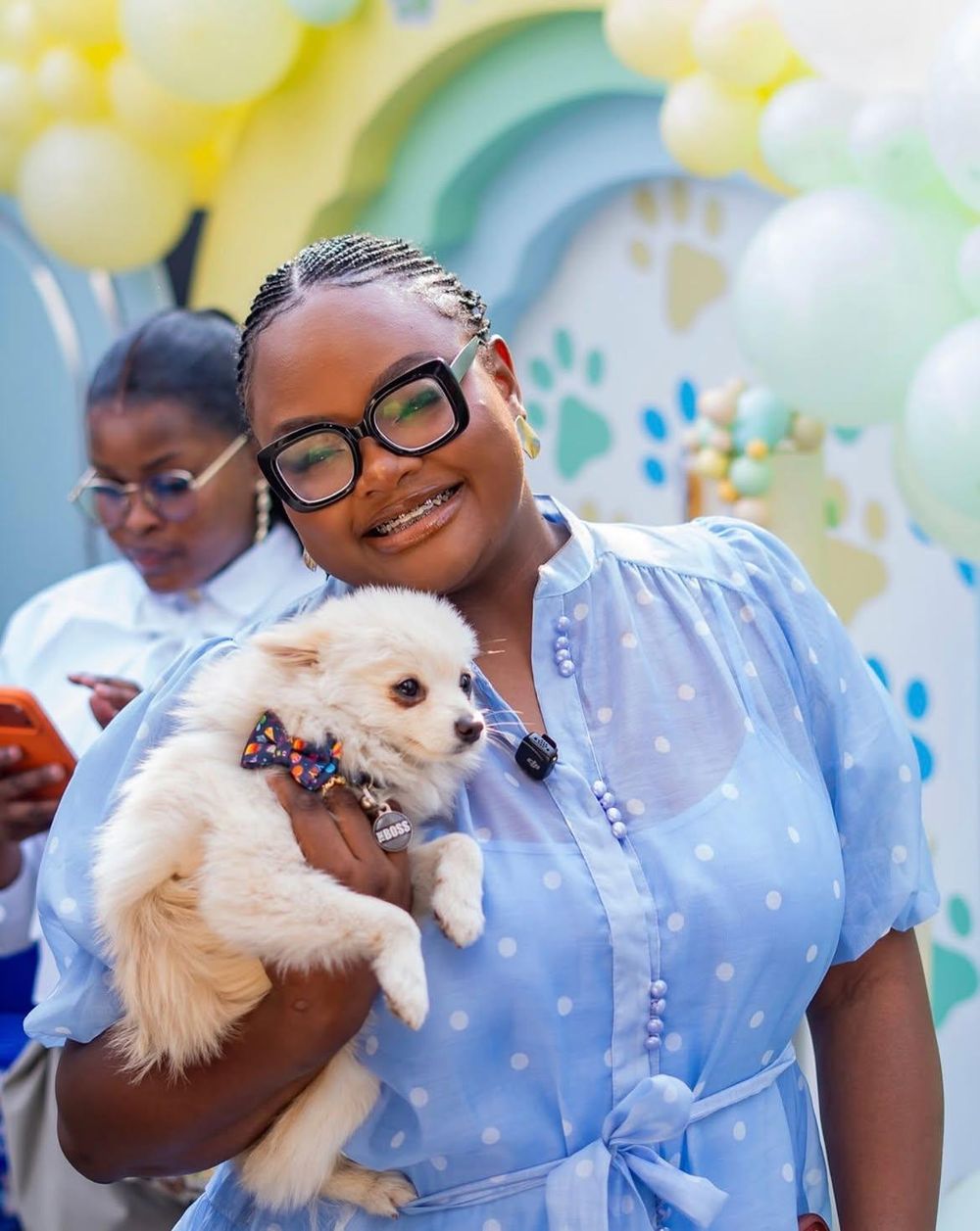 Grace Mondlana hosts a lavish birthday party for her dog Kai