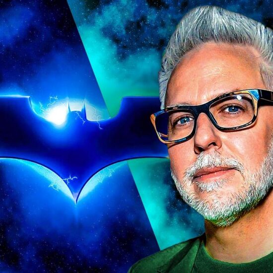 James Gunn, Batman logo in blue