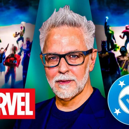 James Gunn Marvel and DC logos